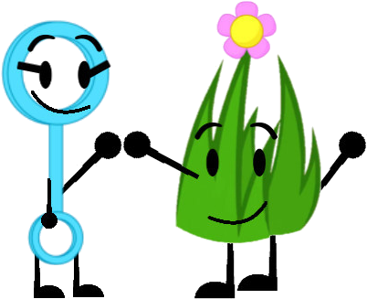 Bubble Wand And Flower Grassy - Flower (448x362)