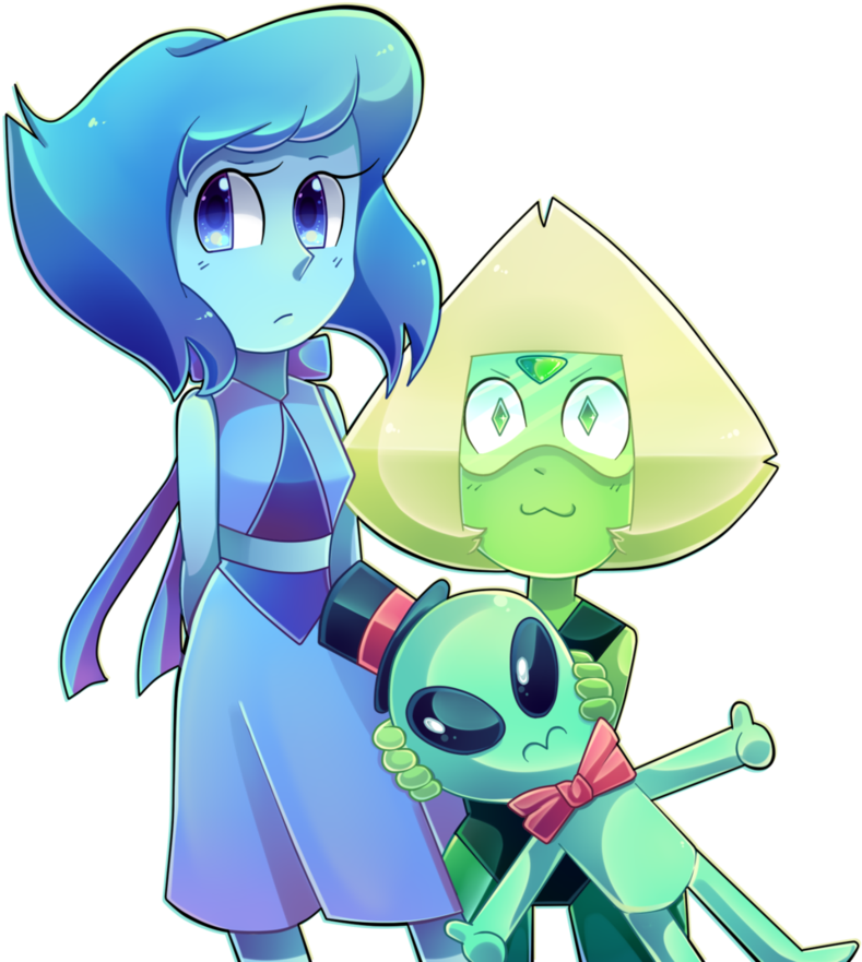 More Wallpaper Collections - Lapis And Peridot Chibi (843x948)