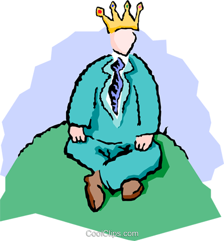 King Of The Hill Royalty Free Vector Clip Art Illustration - Clip Art (447x480)