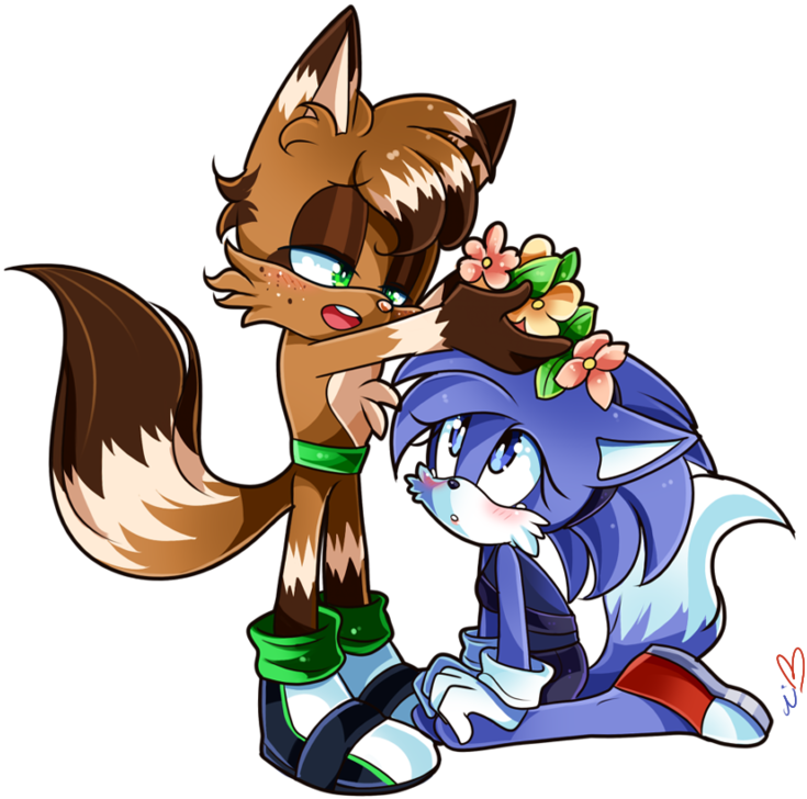 Flower Crown By Ipun - Cartoon (800x771)