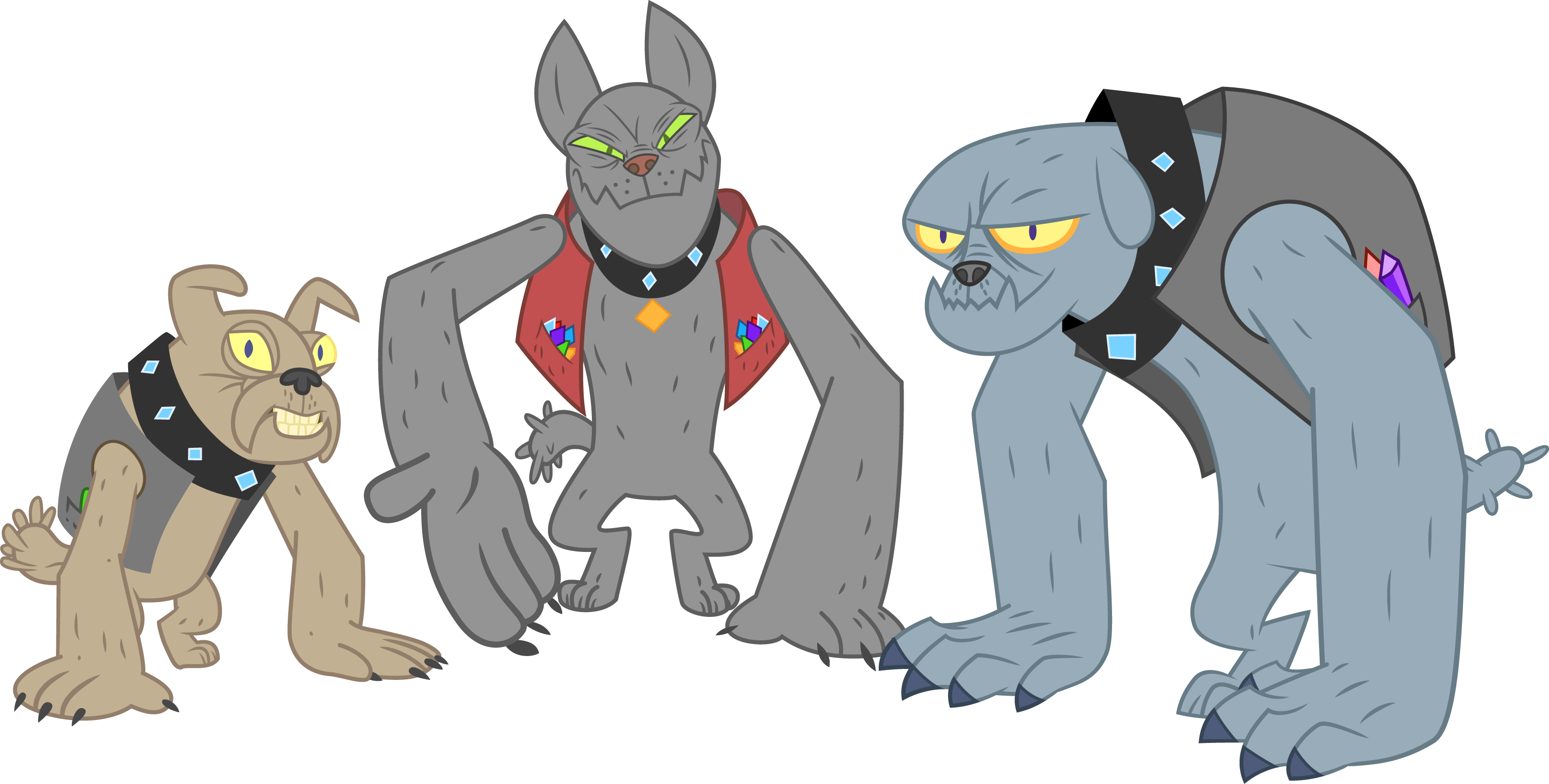 Hqfx Little Pony Dog Photos Collection For Desktop - Diamond Dogs My Little Pony Friendship Is Magic (3240x1642)