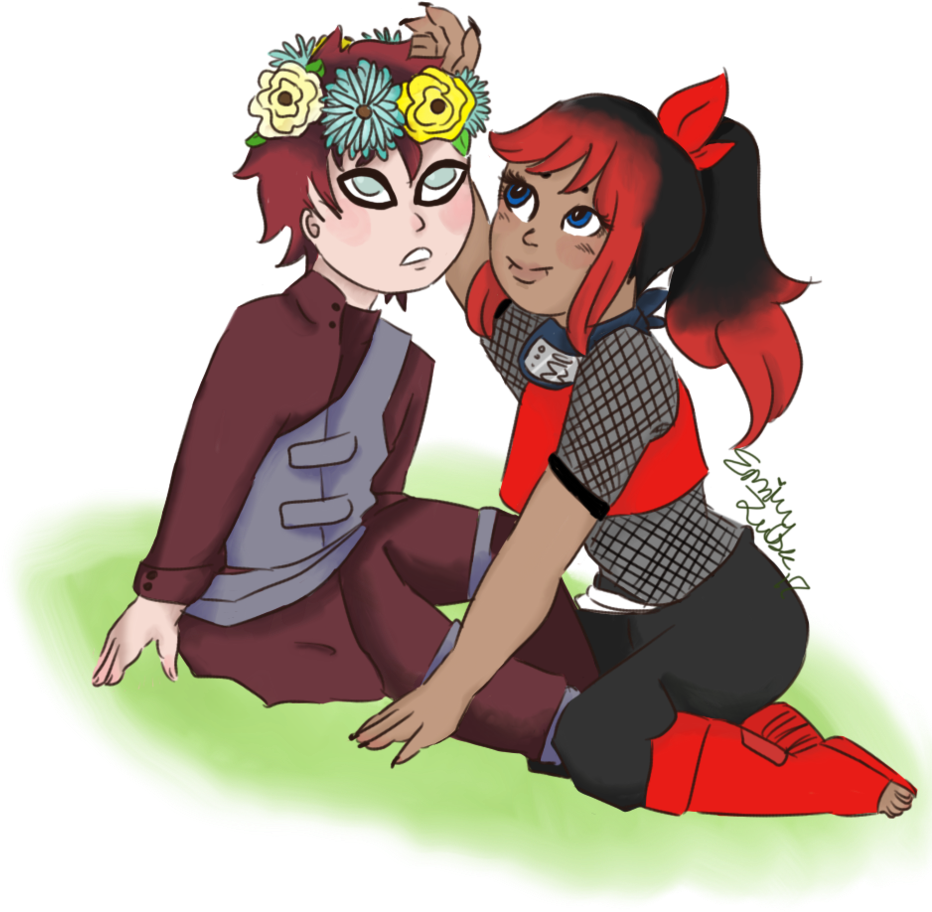 Flower Crown - Cartoon (1024x1043)