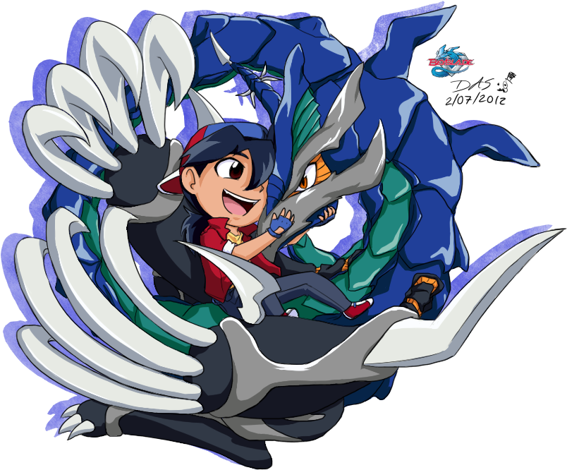 Dragoon Beyblade Wallpaper Chibi Tyson And Dragoon - Beyblade Tyson And Dragoon (810x699)