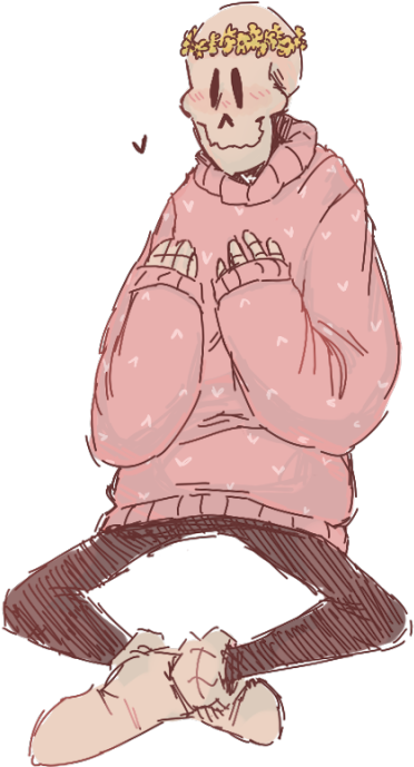 Flower Crown And A Sweater Covered In Hearts Sign Me - Us Papyrus Flower Crown (456x750)