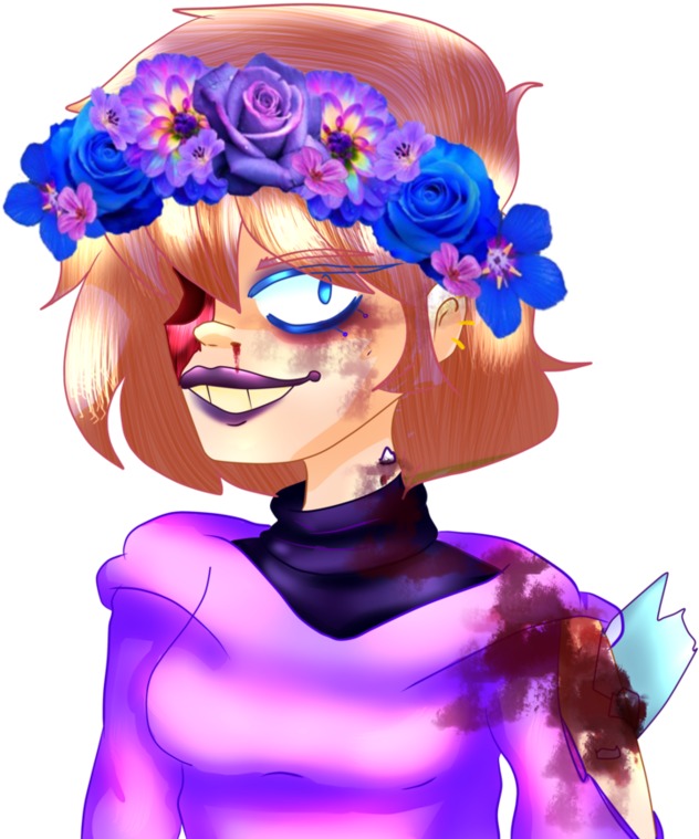 Stabby- Flower Crown By Suburbangod - Rose (894x894)