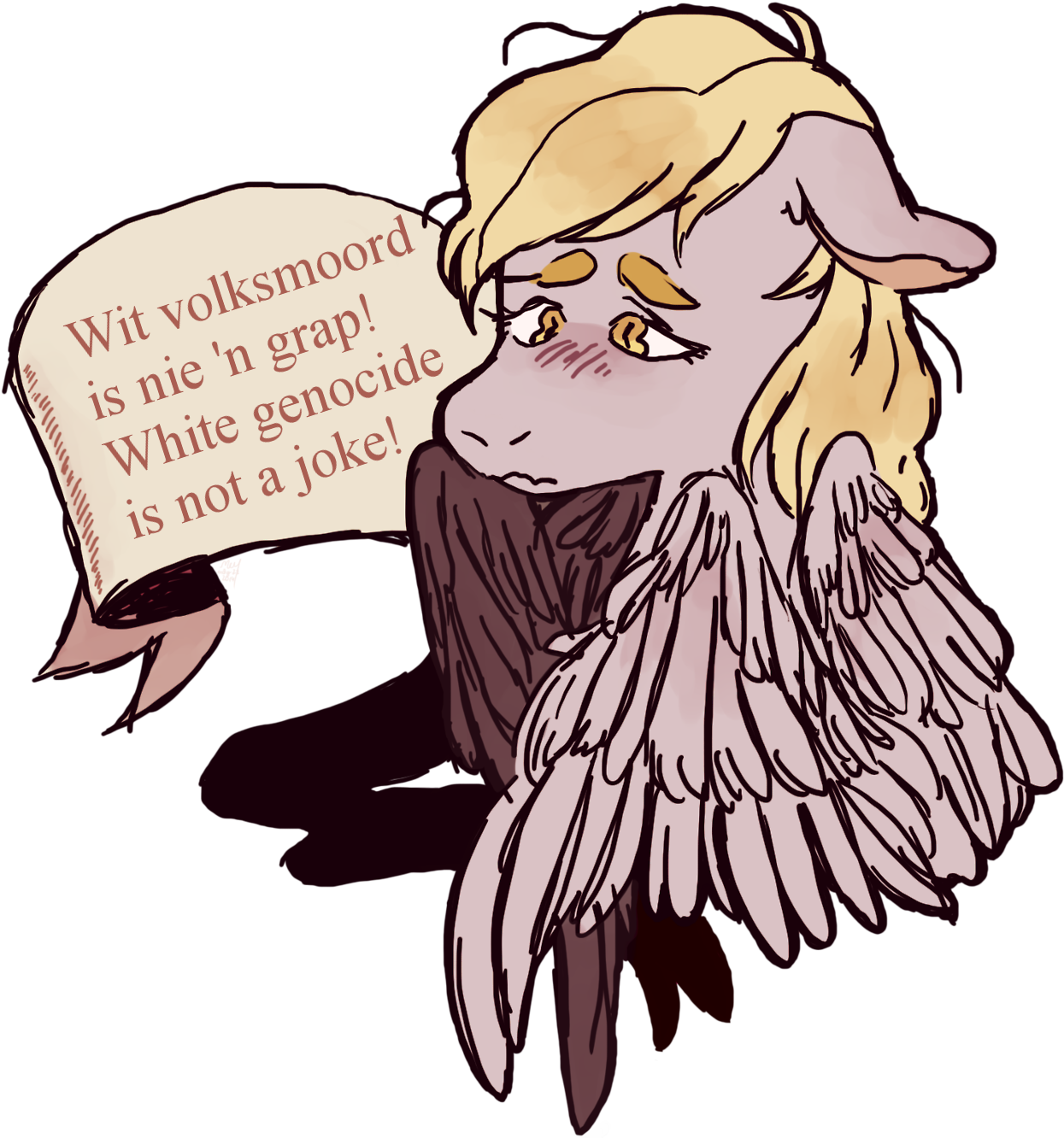 “ The South African Farming Community Has Suffered - Cartoon (1280x1353)