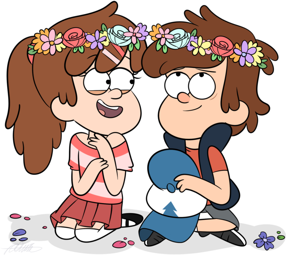 Flower Crowns By Askchloegf - Gravity Falls Flower Crowns (951x840)