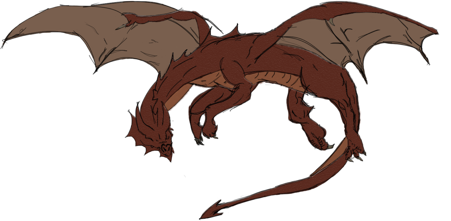 I Added In A Basic Background Scene, I Made Sure To - Cartoon (1576x774)