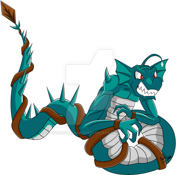 Dragon Sea Serpent Drawing Mechatronics - Cartoon (600x579)