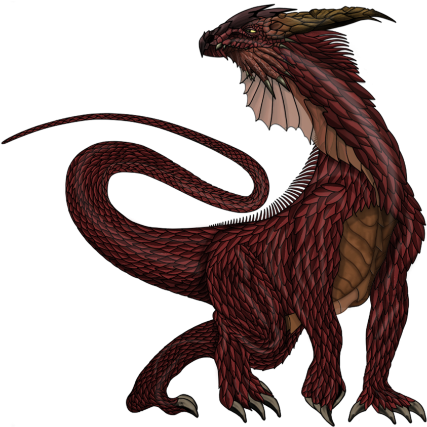 Red Dragon By Slade43 - Red Dragon Png (859x930)