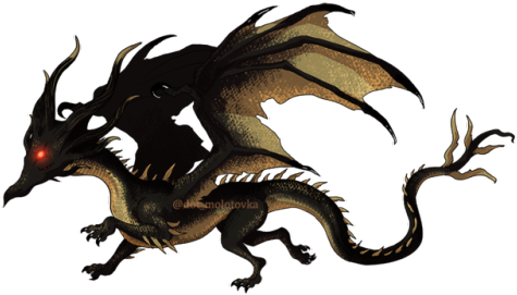 Black Dragon Kalameet - Dark Souls (500x290)