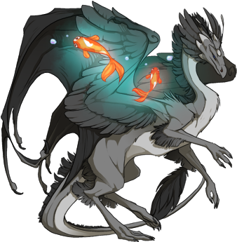 Skydancer Female Koifish Accent Small - Amethyst Dragon 5'x7'area Rug (350x350)