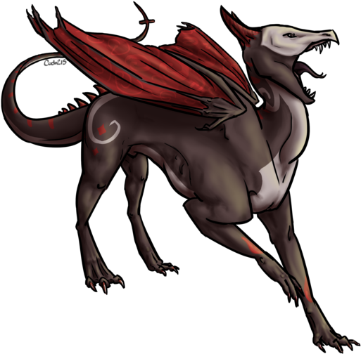 Vampire Dragon By Cudo215 - Vampire Dragon Dragon Cave (600x541)