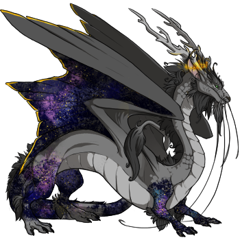 Hey Look Another Imperial Male Space Accent How Original - Flightrising Vampire Dragon (350x350)