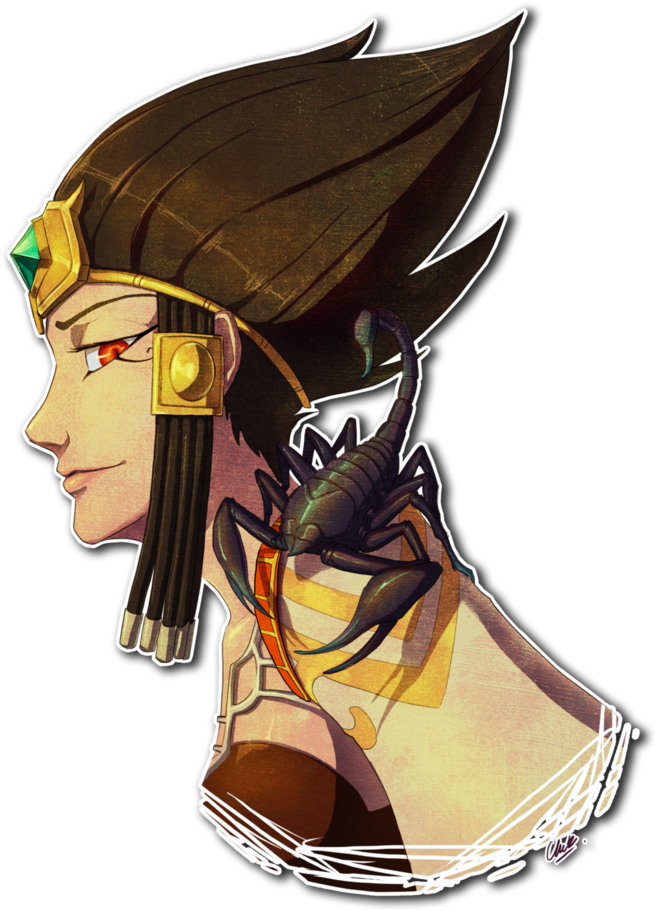 Smite- Serqet Sketch By Cherchen99 - Serket Smite Fan Art (832x960)