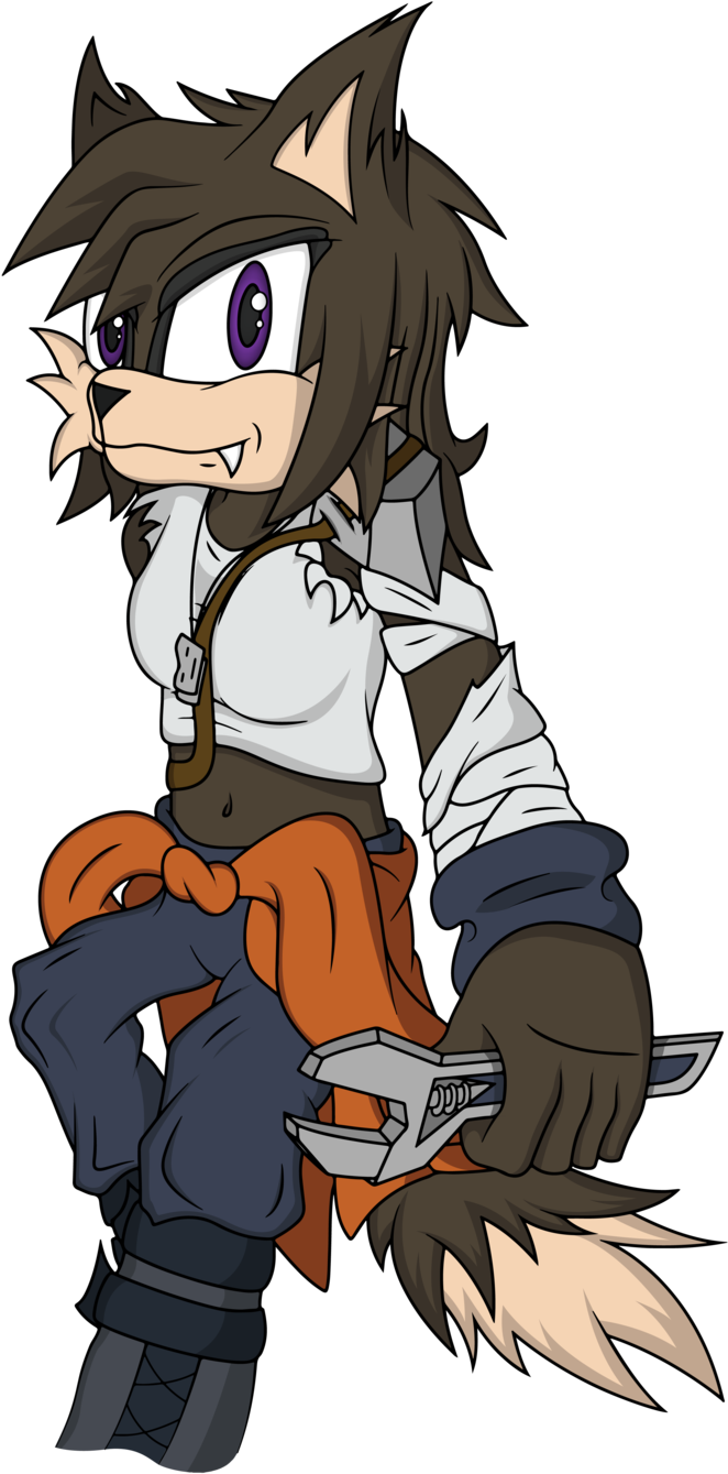 Seira The Wolf - Cartoon (1024x1391)