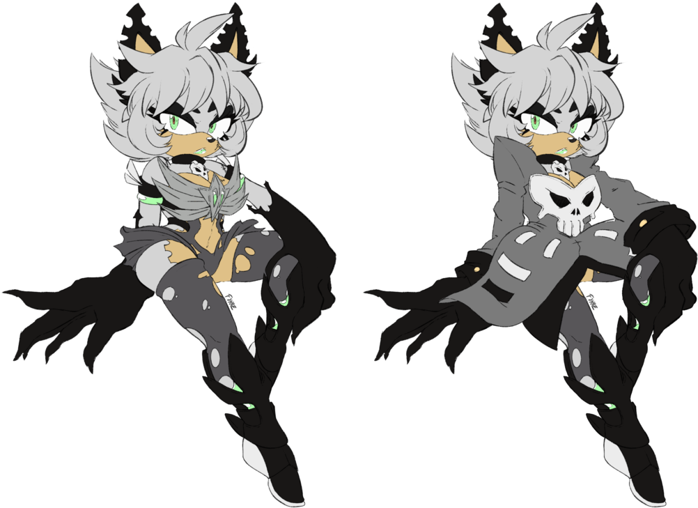 Flat Sketch Comm Death Cannon By Fyrae - Drawing (1062x752)