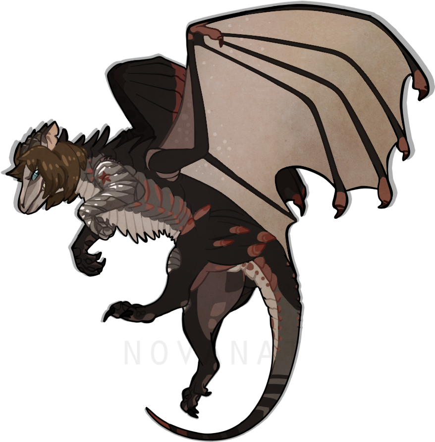 Bucky Barnes Chibi - Dragon (910x924)