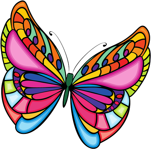 Butterfly Pictures, Butterfly Crafts, Butterfly Tattoos, - Clip Art Butterfly (500x494)