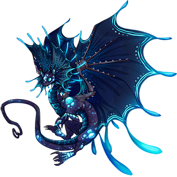 5k T For Cloth Accessories My Dragon Would Be A Good - Gorgeous Blue Dragons Flightrising (350x350)