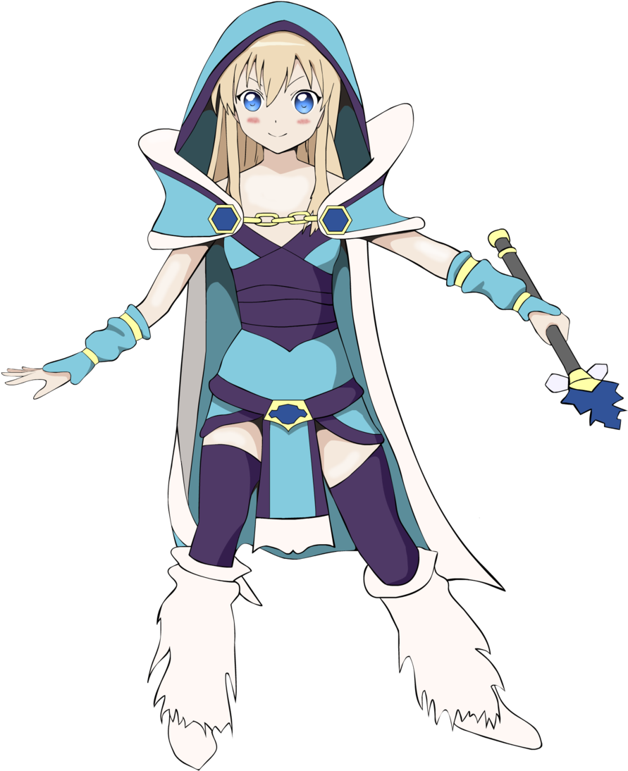 Toshinou Kyouko Dressed As Crystal Maiden By Jordan739 - Cm Dota 2 Png (1024x1163)