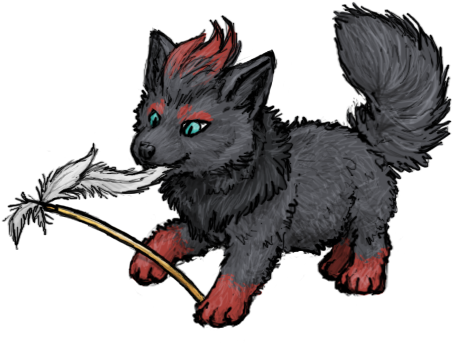 Zorua By Racieb - Schipperke (500x375)