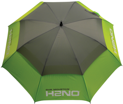 H2no Umbrella - Lime/grey - Sun Mountain H2no Dual Canopy Umbrellas (400x450)