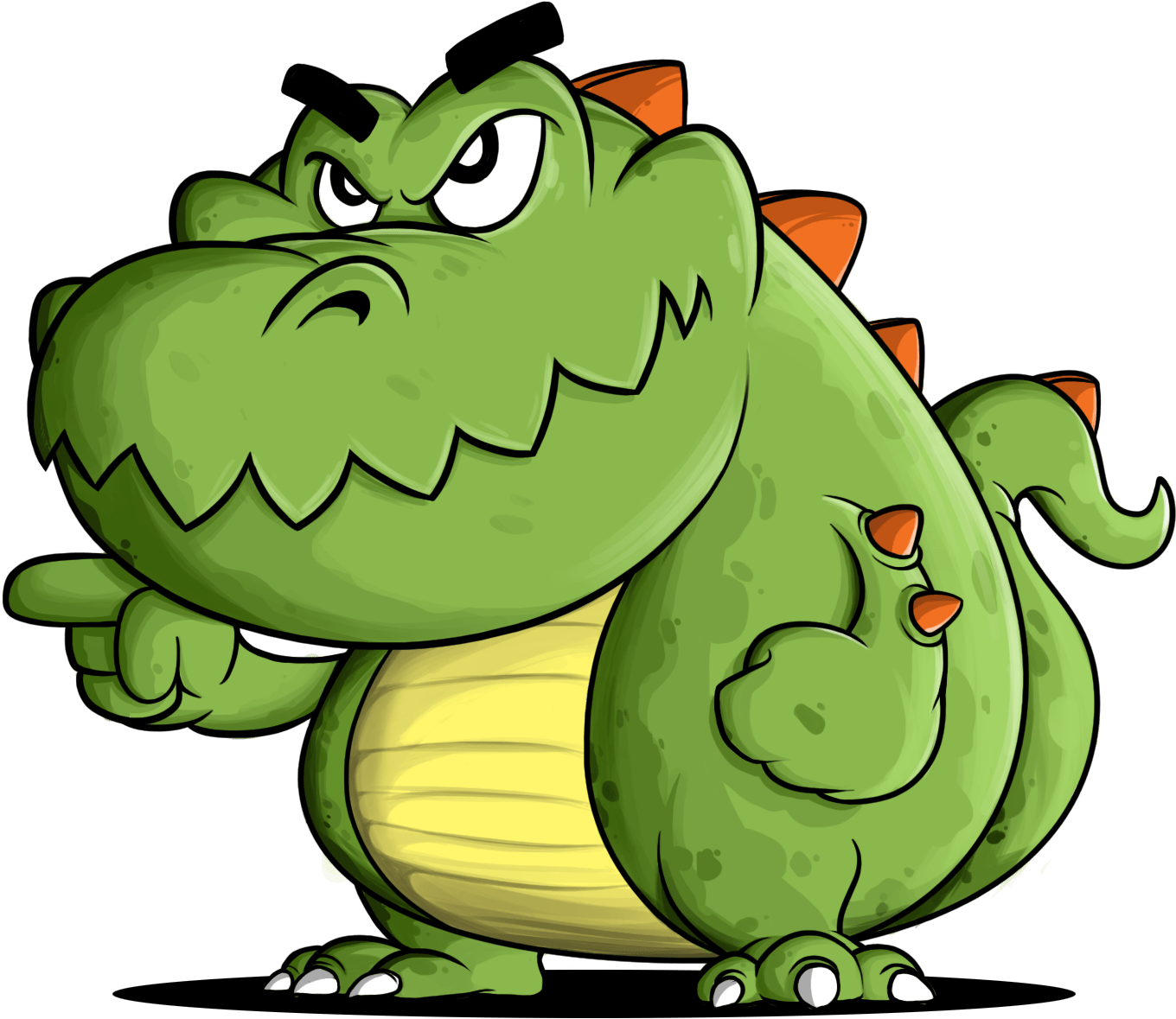 No I Didn't Get The Schnitzel - Cartoon (2000x2000)