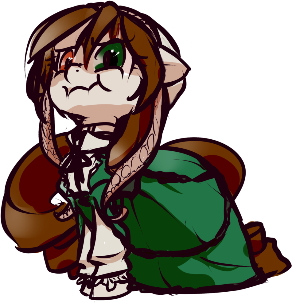 Inlucidreverie, Clothes, Colored, Desu, Doll, Dress, - Cartoon (1073x1024)