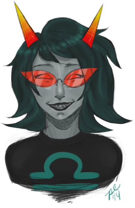 Terezi Sketch By Lordofpineapple - Illustration (856x761)