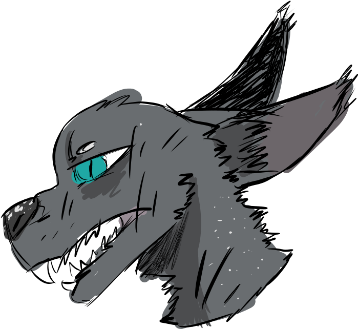 Waku Sketch By Lokan-elispi - Companion Dog (882x746)