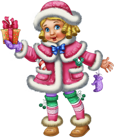 Girl Illustrations, Children S, Cartoon Images, Clip - Clip Art (399x500)