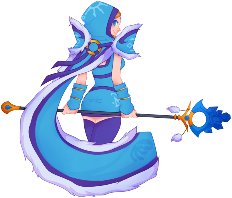 Find This Pin And More On Crystal Maiden By Kamoakashy - Dota 2 Crystal Maiden Ass (811x695)