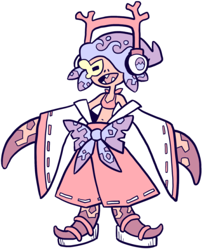 I Came Up With An Idea For A Stylized Fantasy Dancing - Cartoon (500x570)