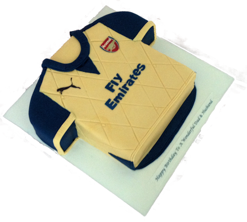 Arsenal Birthday Cake - Birthday Cake (500x449)