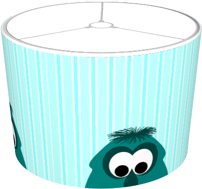 Silly Little Dark Cyan Monster - Cartoon (674x516)