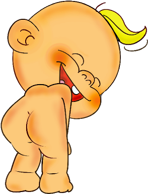 Cartoon Funny Clipart - Funny Baby Cartoon Png (400x400)