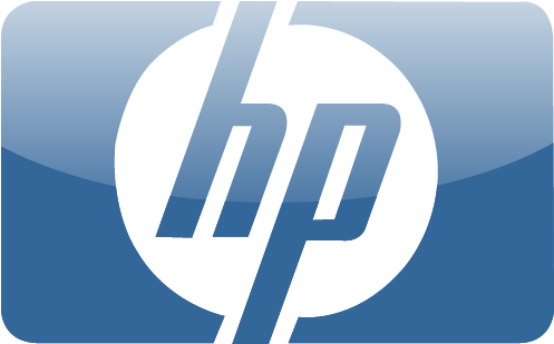 Hp Logo By Mehhbud - Hewlett Packard Logo Png (500x350)