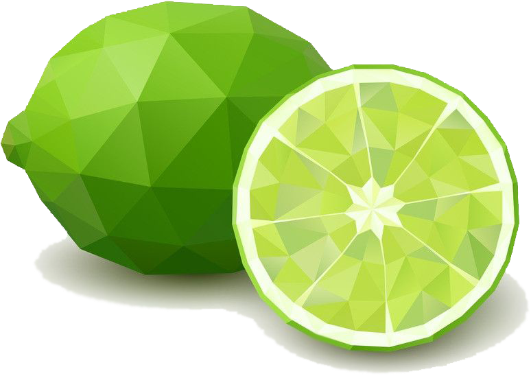 Lemon-lime Drink Illustration - Geometric Lemon (889x739)