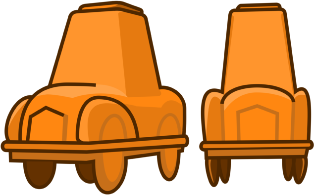 Orange Car - Rush Hour (640x400)