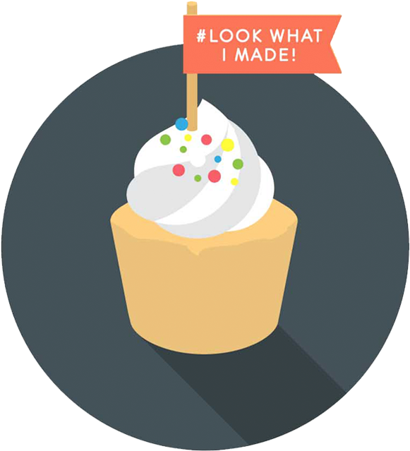 Create A Cake - Cupcake (807x884)