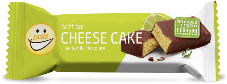 Protein Bar Cheese Cake And Lime Flavour - Easis Soft Bar Cheesecake (800x800)
