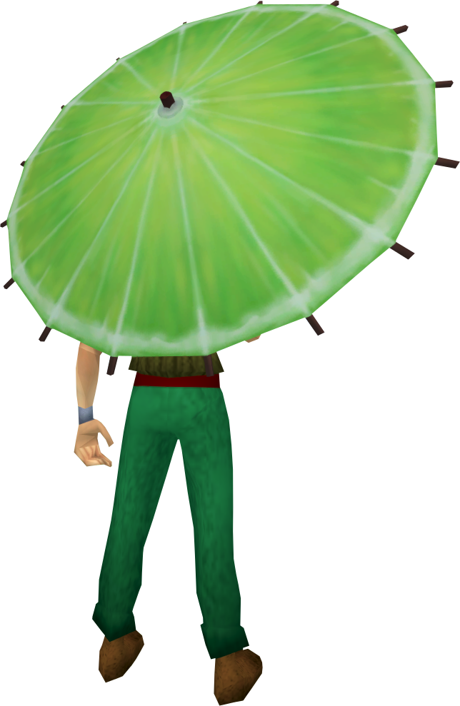 Requirements, Lime Parasol Equipped - Umbrella (644x989)