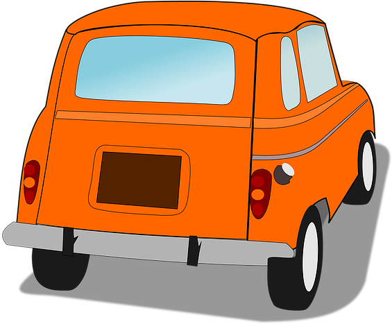 Free Photo Car French Car Transportation Renault 4 - Car Back Clipart (640x489)