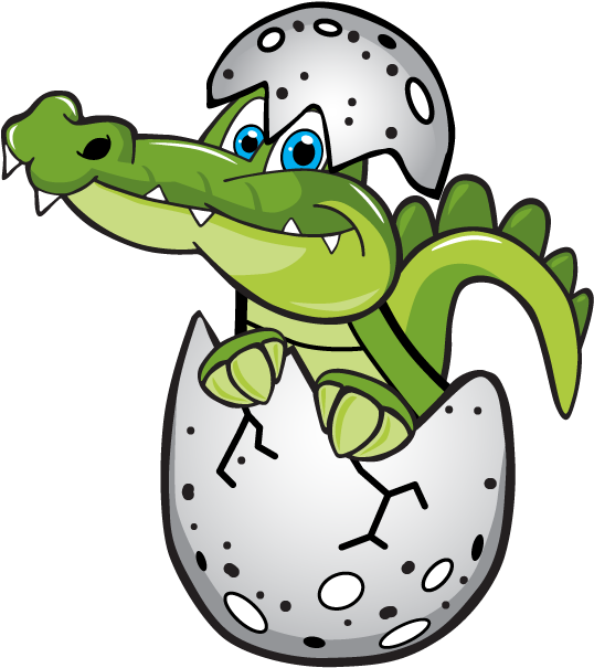 Gator In His Egg - Breakout Advisors & Rehabilitation (720x720)