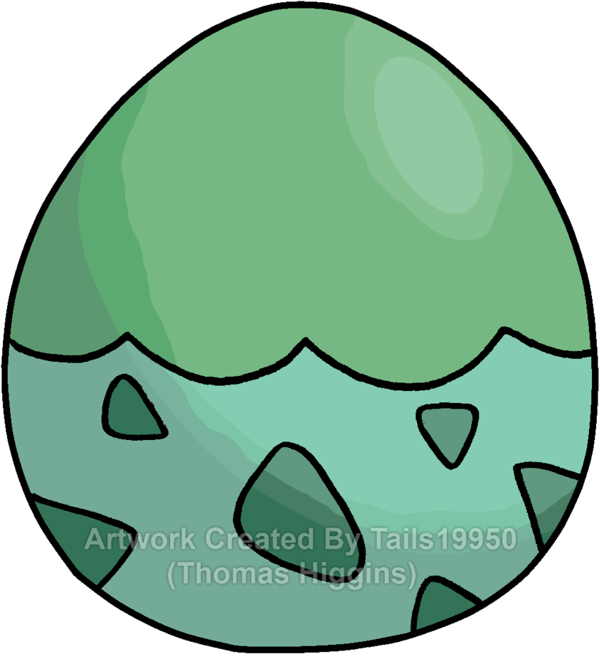 Egg By Tails19950 - Pokemon Brick Bronze Bulbasaur Egg (849x940)