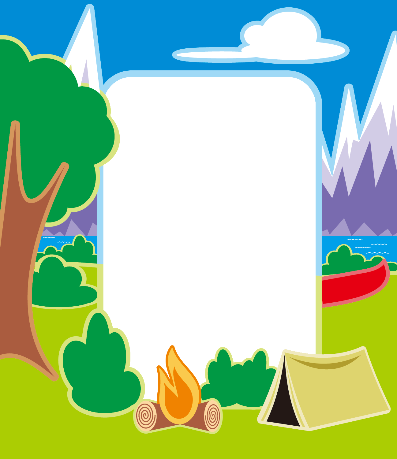 Camping Illustrations And Clipart 47539 Can Stock Photo - Logos De Campamentos Cristianos (1297x1500)