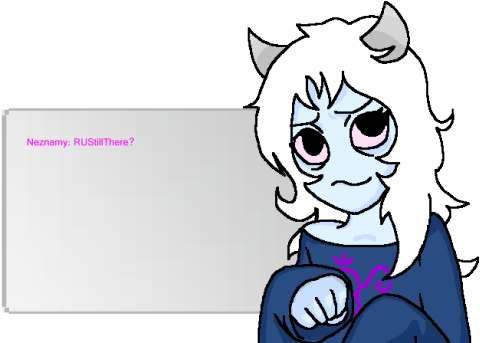 “ Well, This Is Neznamy Sahasrara - Homestuck (500x345)