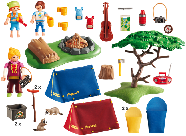 Playmobil Camping Site With Fire - Playmobil 6888 - Zeltlager Mit Led-lagerfeuer Toys/spielzeug (800x800)