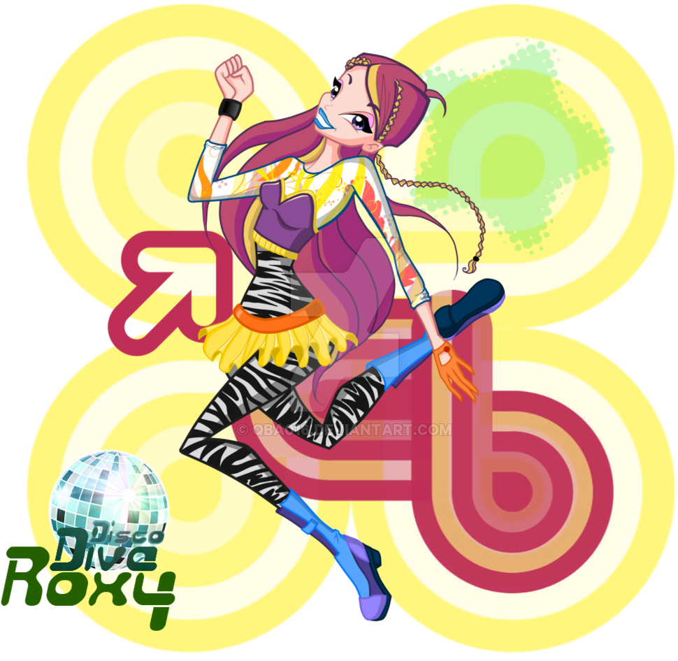 Disco Diva Roxy By Qba016 Disco Diva Roxy By Qba016 - Winx Club Roxy Disco (1024x1024)
